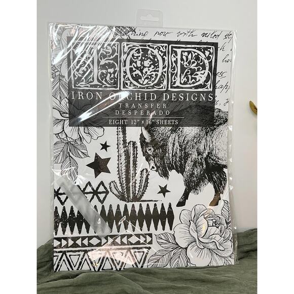 Desperado - IOD Transfer Pad - Eight 12"x16" Sheets - Brand New